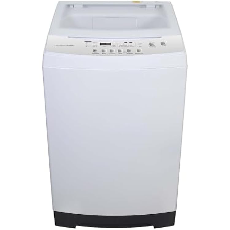 HAMILTON BEACH Portable Washer-LED Digital Display Panel-5 Cycles-Top Loading Design-Low Noise Washing Machine, 2.1 cu ft, White