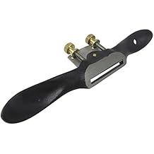 Taytools 469577 Round Bottom Curved Spokeshave Fine Adjustment 2 Inches Wide High Carbon Blade RC 55-60 9-1/2 Inches Overall