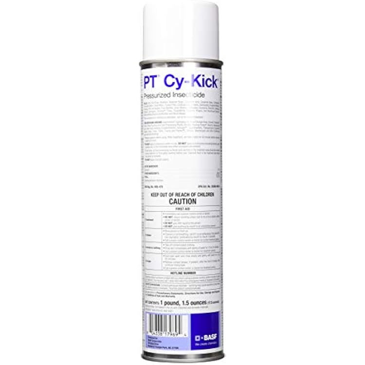 PT Cy-Kick Pressurized For Insects - 17.5oz can - by BASF