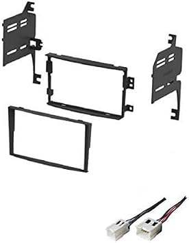 ASC Nissan 350Z Double Din Radio Installation Kit with Copper, PVC or PE Wire Harness