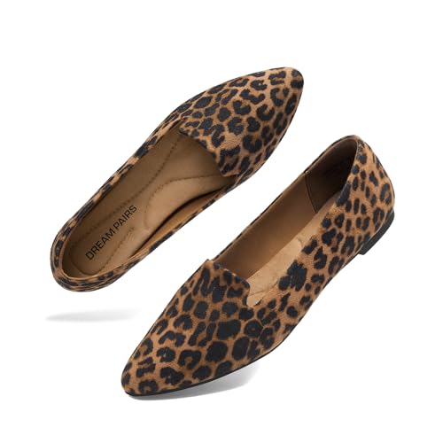 DREAM PAIRS Womens Pointed Toe Slip-On Dressy Flat Shoes Comfortable Business Casual Dress Shoes for Office Work