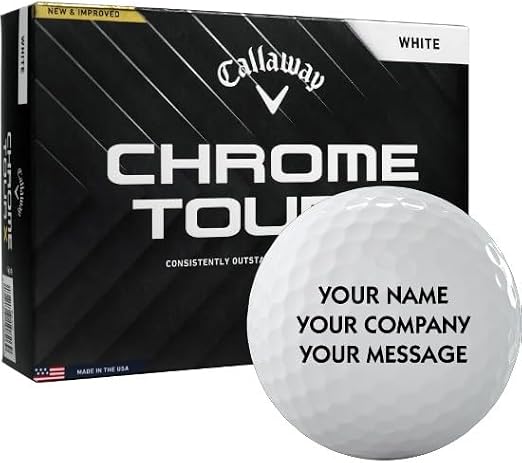 2024 Callaway Golf Chrome Tour X Personalized Golf Balls