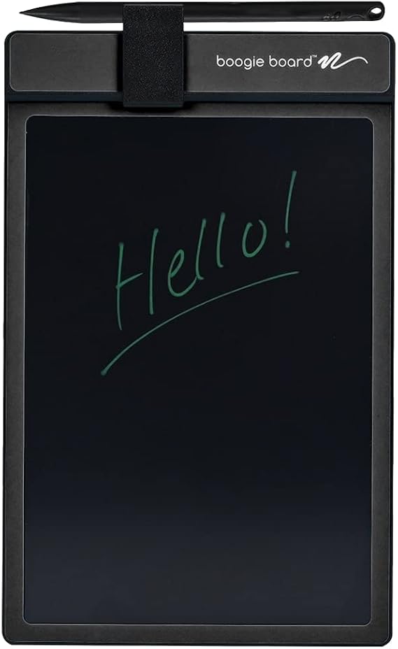 Boogie Board Basics Reusable Writing Pad - Digital Drawing Tablet, LCD Writing Pad with Instant Erase, Includes Stylus Pen