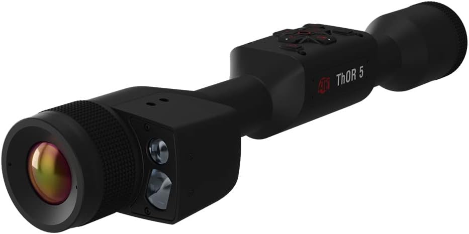 ATN Thor 5 LRF Smart HD Thermal Scope wUltra Sensative Gen 5 Sensor, Video Rec, Built in LRF, Ballistic Calculator, RAV