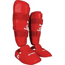 Hayashi Karate Shin Guards and Instep Guards (WKF Approved)