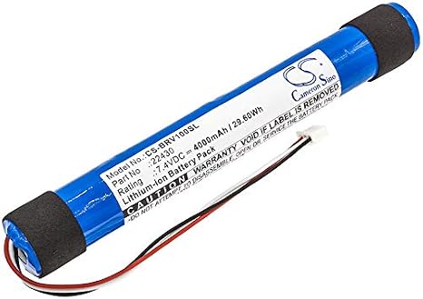 CS Cameron Sino 4000mAh / 29.60Wh Replacement Battery for Braven BRV-Blade, BRVBLDBB, 22430