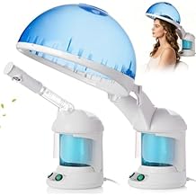 ZENY 3-in-1 Portable Facial Steamer and Hair Steamer, Humidifier, Nano Ionic Face Steamer for Acne Blackhead, Unclogs Pores, Spa Quality