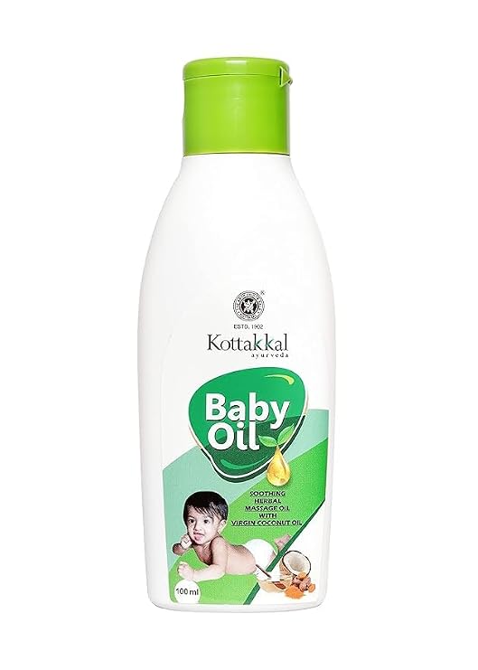 Herbal Baby BODY Massage Oil with Virgin Coconut Oil 100 ml (PACK OF 1)