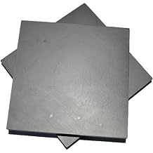 2PCS Graphite Plate Panel Sheet High Pure Carbon Graphite Electrode Plate Pyrolytic Graphite Carbon Sheet 100X100mm Mould DIY (Size : 100 * 100 * 3mm)