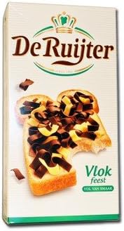 De Ruijter Chocolate Flakes Milk/ White - 300g