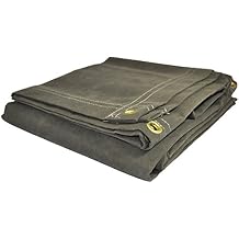 Dry Top 60068 6'X8' Olive Canvas TARP, 6x8 Feet, Natural