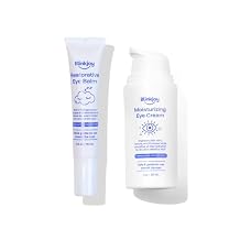 Eye Balm & Moisturizing Eye Cream Bundle Hydrating Treatment for Dry, Itchy, Sensitive Skin Reduces Fine Lines & Under Eye Dryness Fragrance-Free