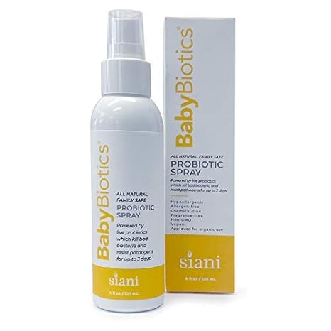 BabyBiotics - Topical Probiotic Body Care for Children of All Ages 4oz -Hypoallergenic, Vegan, Non GMO, GF, 100% Natural Live Probiotic, External + Internal Use, Totally Safe, No Refrigeration