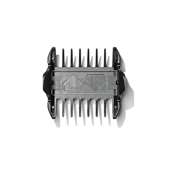 Brio Beardscape Length Guard (1-2mm) Reversible Guide Comb, V1 & V2 | Reversible Guide Comb (1-2mm) Compatible with Beardscape V1 & V2 Trimmers