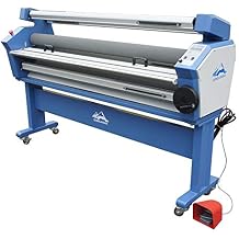 Qomolangma 110V 63" (1600mm) Full-auto Wide Format Cold Laminator with Heat Assisted Stand Laminating Machine - in US Stock