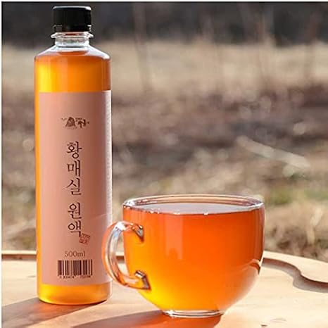 ZEESOON Korean All Purpose Pure Plum Extract Syrup Hwang Maesil for Drinking Tea, Cooking (500ml 16.9 fl.oz)