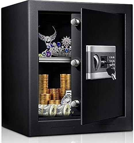 53L Large Capacity Security Safe with Combination Lock, Heavy Duty Steel Home Safe for Storing Jewellery, Cash and Documents