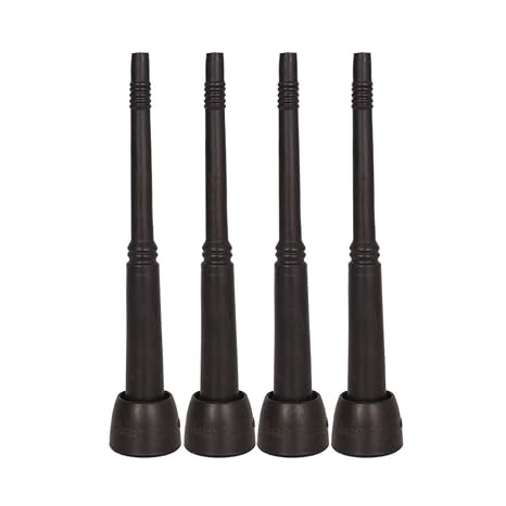 4 Pcs 295 Milking Machine Liners 318mm, Black Soft Rubber Teat Cup Liners Food-Grade Replacement for Cow Milking Machine, Fit 44mm Cup Shell for Dairy & Livestock (295 318mm Fit 44mm)