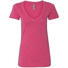 Clementine Womens Deep V-Neck Tee