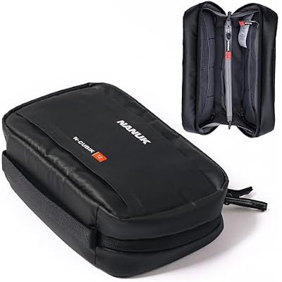 NANUK N-Cubik T2 Camera Bag Insert Water-Resistant Pouch Shockproof Protective Camera Insert for Backpack Perfect for Accessories & Gear 10.6 x 6.5 x 3.5