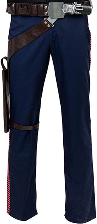 Men's Cosplay Pants Lightweight Red Striped Pants Halloween Cosplay