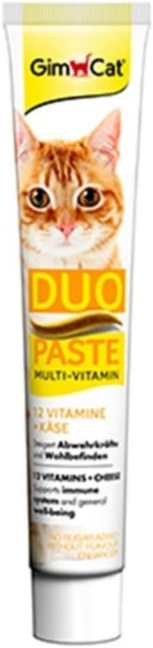 Gimcat Multi Vitamin Duo Paste Peynirli 12 Vitamin Kedi Macunu 50 Gr