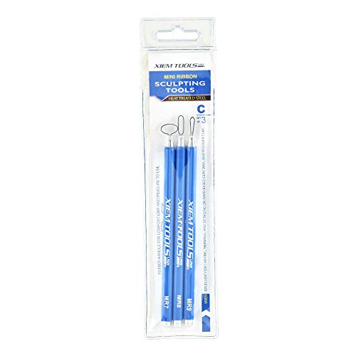 Xiem Studio Tools Ultimate Tools for Clay Artists Mini-Ribbon Sculpting Set