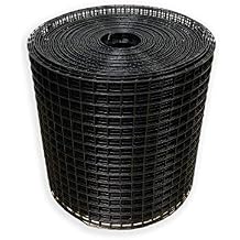 Bird Barrier Wire Mesh Screen for Solar Panel Protection 25 X 8 X 1/2 Black PVC Coated, Protect Your Solar Panels - Fastener Clips Sold Separately