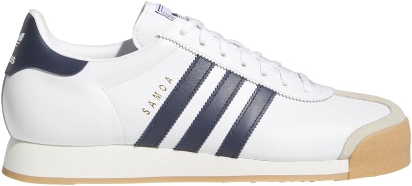 adidas Mens Samoa Lace Up Sneakers Shoes Casual - White - Size 9.5 M