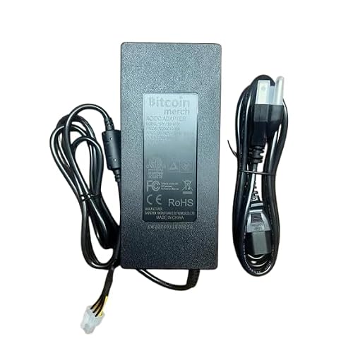 Bitcoin Merch - 200W 12V Upgraded PCI Power Supply for Pod Miners 110v - 240v