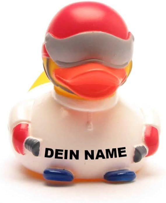 Rubber Duck - Personalised (Skier Duck)