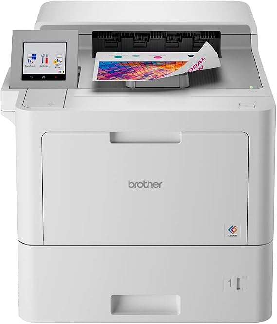 Brother HL-L9430CDN Professional Workgroup Colour Laser Printer | | Advanced Print Speeds| Solutions Ready | 8.76cm Touchscreen| High Yield Ink Included | UK Plug
