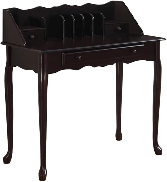 Monarch specialties , Traditional Desk, Solid Wood, Dark Cherry, 36"L