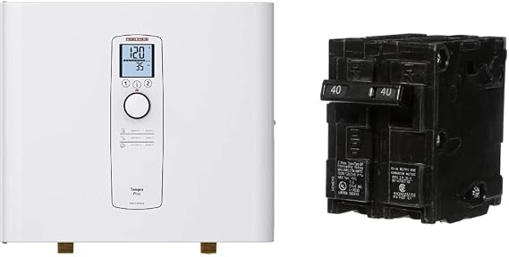 Stiebel Eltron Tempra 29 Plus Tankless Water Heater + SIEMENS Q240 40-Amp Double Pole Type QP Circuit Breaker