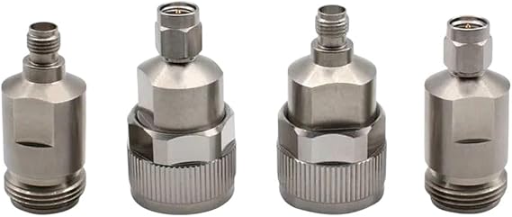1pcs High Frequenxcy Testing N to SMA Adapter 18GHZ Network Division Male Female Stainless Steel New 2025 for Arrival Reliable Electronic Component, Precision, Stable Performance