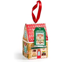 Mudpuppy Santa's Bakery 48 Piece House Shaped Puzzle Ornament Featuring A Colorful Illustration of A Festive Christmas Bakery