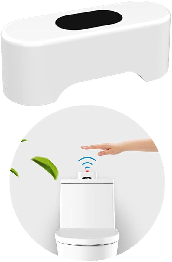 Touchless Toilet Flush Sensor GEN.2, Automatic Toilet Flusher for Home and Hotel. Motion Sensor Toilet Flush of Optimized Sensitivity Without Unintended Trigger, Longer Standby Time and Lifespan
