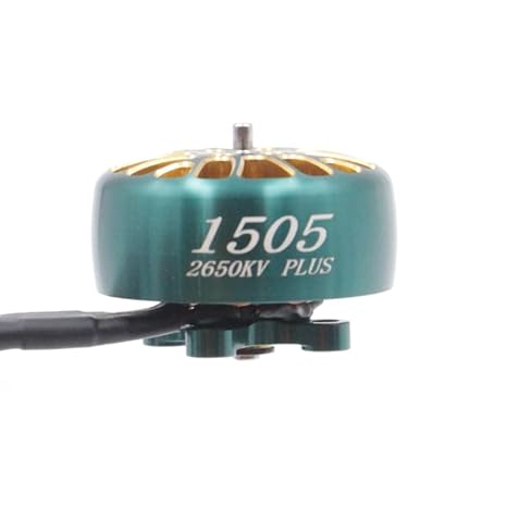 LANNRC 1505 Plus 2650kv 3750kv Lipo Brushless Motor 1.5mm Shaft 9N12P Suitable for RC FPV 2.5-4inch Freestyle Racing Drones (1pc 1505 2650kv Limit)