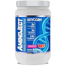 Evogen AminoJect - Premium BCAA Powder & EAA Recovery Formula with Electrolytes | Amino Acids Supplement for Muscle Growth, Hydration, Recovery | Watermelon | 30 Servings