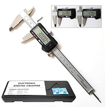 Digital Caliper,Electronic Digital Calipers, YKLSXKC 0-6" Calipers Measuring Tool, Stainless Steel Construction with Large LCD Screen, Auto-Off Feature for 3D Printing,Inch and Millimeter Conversion