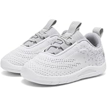 MORENDL Toddler Slip On Sneakers Baby Walking Shoes Non-Slip Breathable Unisex Pink Mesh Lace-Up Athletic Sneakers Infant Running Shoes
