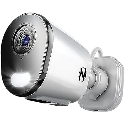 Night Owl Plug-in Wireless 2K HD IndoorOutdoor Deterrence Camera with 2-Way Audio 1 Camera