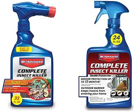 BIOADVANCED Complete Insect Killer for Soil and Turf 32 oz Spray Bundled with Complete Insect Killer and Pest Control, 24 oz
