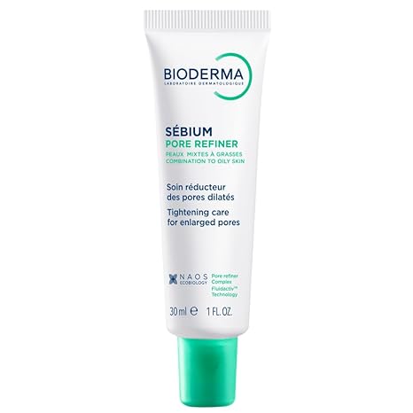Bioderma Sebium Pore Refiner Cream,Pore Minimizer for Face,Makeup Primer for Oily and Acne-Prone Skin