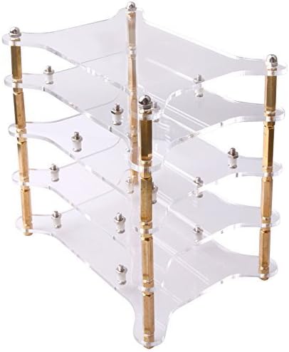 Raspberry Pi Cluster Case Acrylic 4-Layer Clear Case Box Enclosure for Raspberry Pi 3 2 B B+ (Without Raspberry Pi)