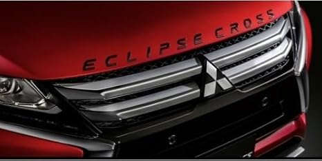 Black Genuine Mitsubishi Eclipse Cross Hood Bonnet Emblem Badge Decal Eclipse Cross 2018 2019 2020 MZ576839EX