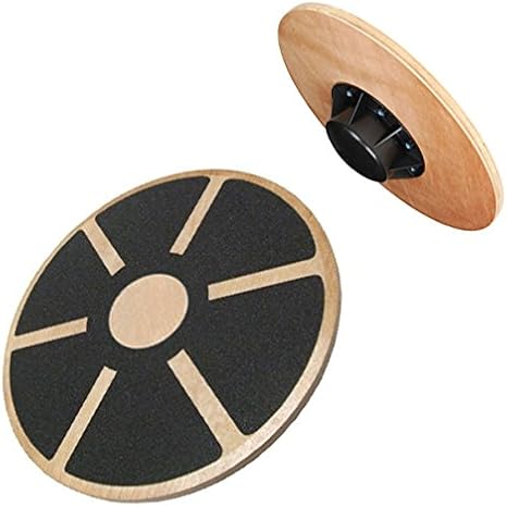 Kabalo Fitness Wooden Wobble Balance Board Rehabilitation Exercise Fitness Gym (Slip-resistant surface and 180kg max load)