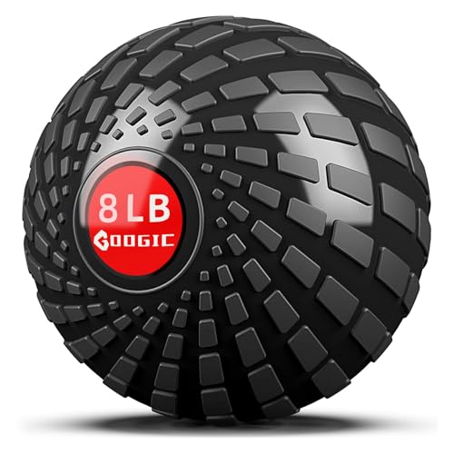 Slam Ball 8 lbs Medicine Ball Weighted Balls for Exercise and Workout, Strength, Cardio, Cross-Training and Core Workouts