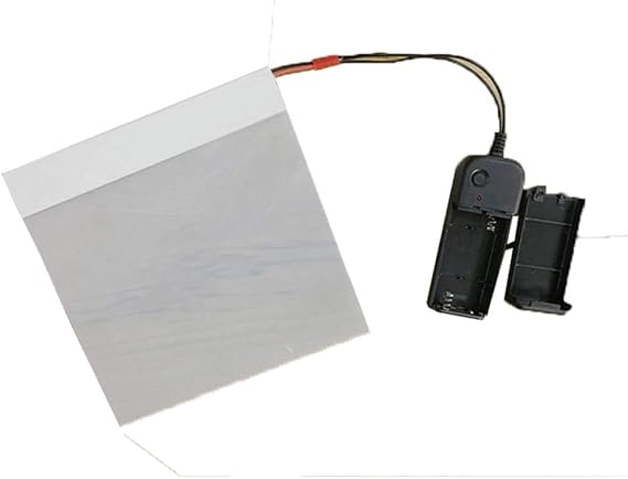 HOHOFILM Electronic PDLC Smart Film PDLC Switchable Smart Film Electric Smart Glass Film(15cmx15cm)