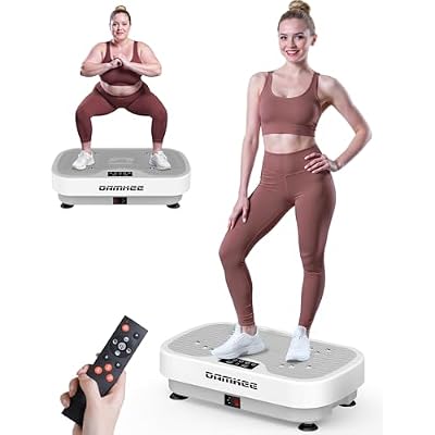 Vibrating Board Exercise Machine, 9 Modes Vibration Platform for Lymphatic Drainage, 3D Upgrade Vibrating Board for Weight Loss, Home Body Fitness Equipment Purple